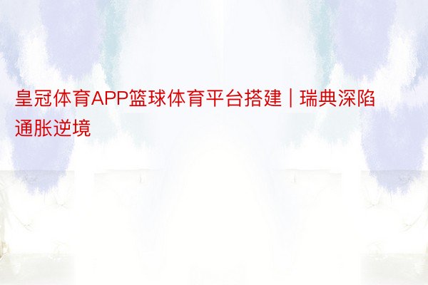 皇冠体育APP篮球体育平台搭建 | 瑞典深陷通胀逆境
